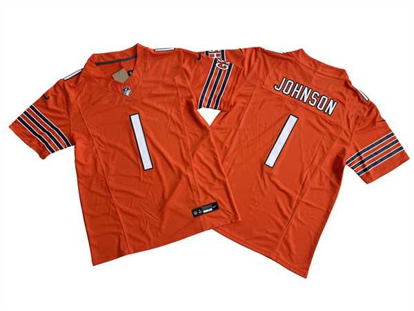 Men's Chicago Bears #1 Jaylon Johnson Orange 2024 F.U.S.E. Vapor Stitched Jersey,We sell and wholesale Men's Chicago Bears #1 Jaylon Johnson Orange 2024 F.U.S.E. Vapor Stitched Jersey on line form chian!